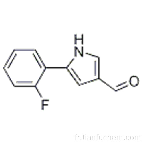 1H-pyrrole-3-carboxaldéhyde, 5- (2-fluorophényl) - CAS 881674-56-2